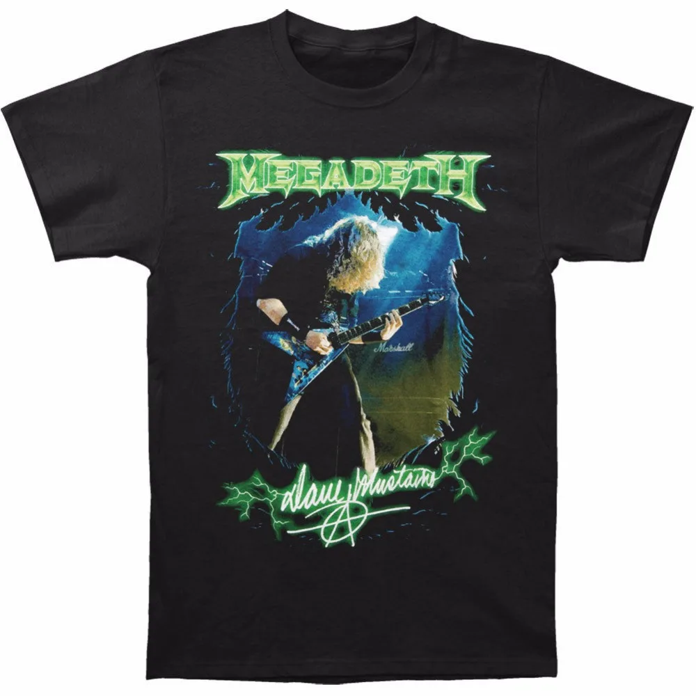 T Shirts Online Megadeth Men's Photo T-shirt Size S To 3XL Crew Neck Short-Sleeve Printed Tee | Мужская одежда