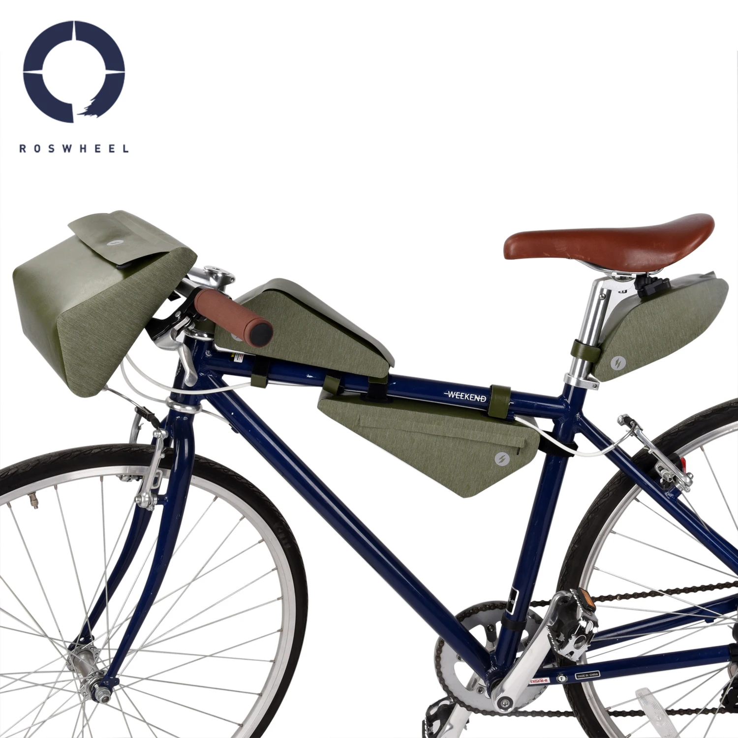 2pc Bicycle Triangle Frame Storage Bag Cycling Bike Phone Holder Organizer Pouch