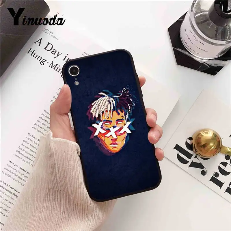 Yinuoda рэпер певец XXXTentacion Музыкальный Чехол для iPhone X XS MAX 6 6s 7 7plus 8 8Plus 5 5S SE XR 11 pro