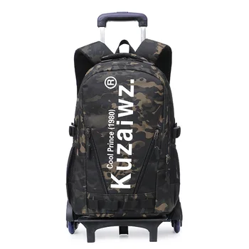 

Trolley School Bag for boys Girls 3 Wheels Backpack Children wheels school backpack Travel Bag Rolling Schoolbag Kids Mochilas