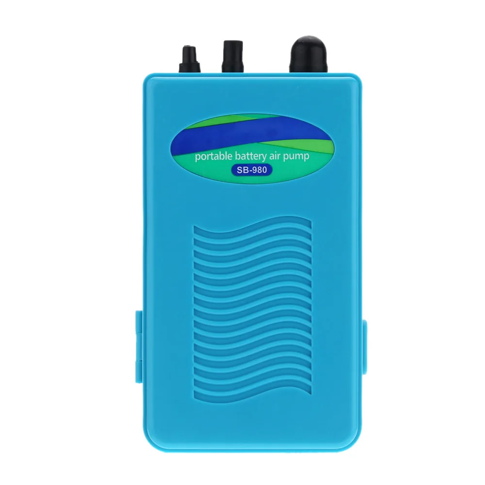 Aquarium Portable Battery Air Pump for Fish Tank Max.2L/min Outdoor Fishing Battery Oxygen Air