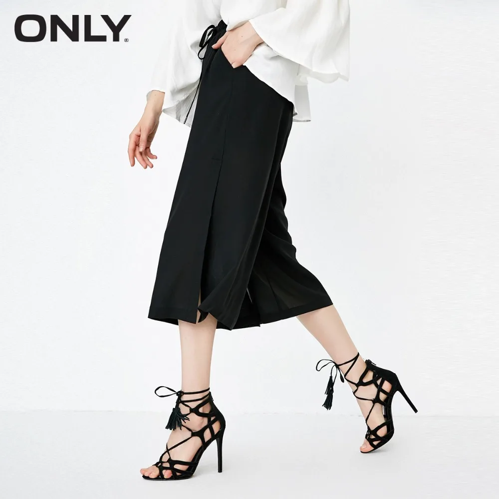 ONLY Cropped loose-leg casual pants female |11836J512 ONLY Cropped loose-leg casual pants female |11836J512
