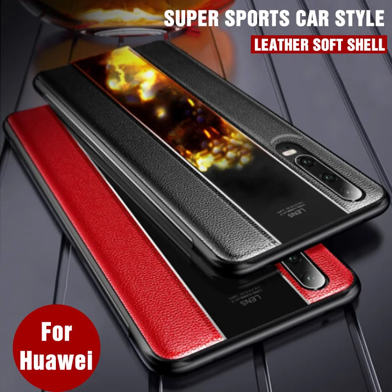 

Luxury soft tpu leather cover phone case for huawei P30 P20 Pro lite P10 Plus Protective couqe for HUAWEI P10 P20 P30 phone case