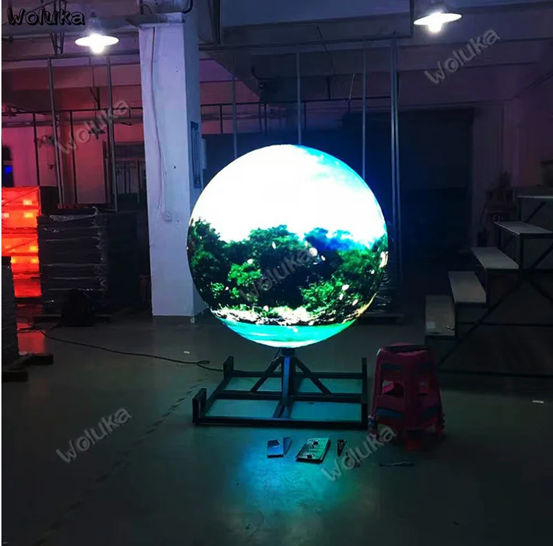 P4 diameter 1.2m LED display spherical screen bar electronic advertising full color flexible CD50 W03 | Освещение