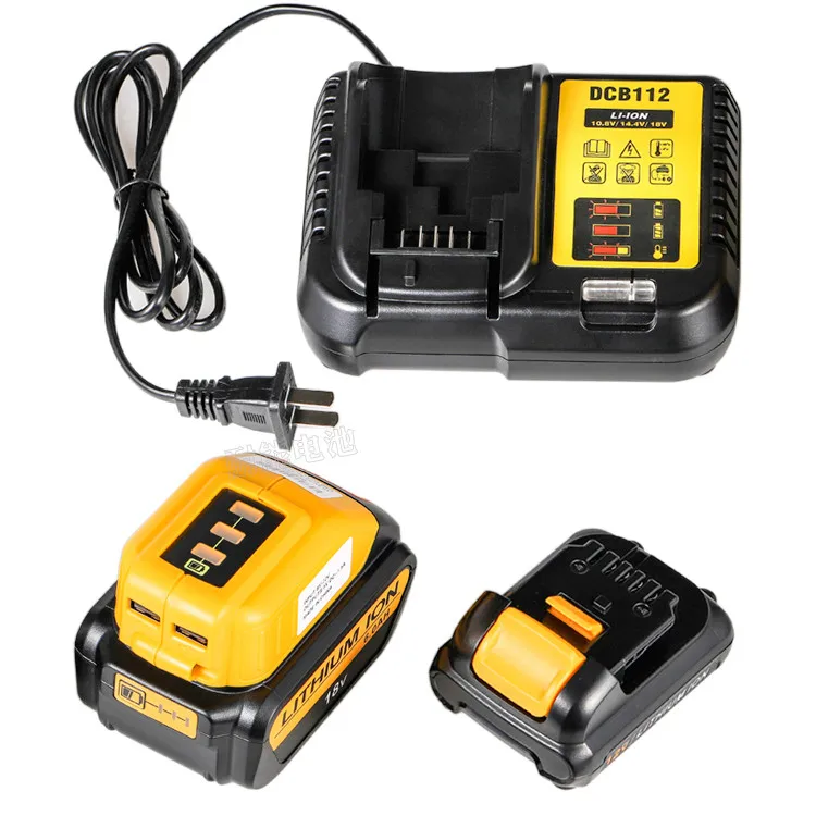 Умное зарядное устройство для dewalt 18V 20V DCD996 995 DCB105 204 205 10,8 v-20 v быстрое зарядное устройство