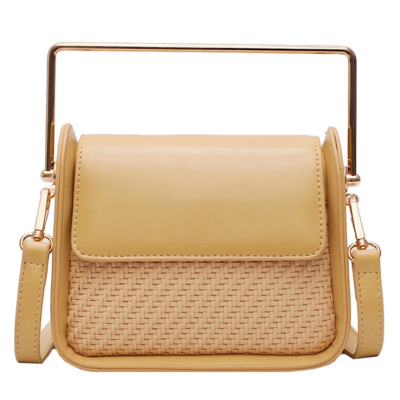 

ABDB-Weaving Handbags New Shoulder Messenger Bag Fashion Wild Straw Handbag Korean Summer Packet