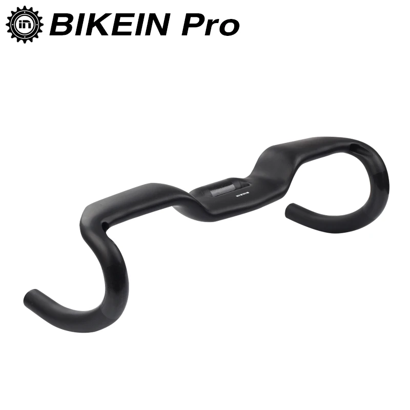 

BIKEIN Lite Full UD Carbon Road Bicycle Handlebar Matte Black 400/420/440mm Bent Bar Cycling Road Bike Steering Wheel Parts 300g
