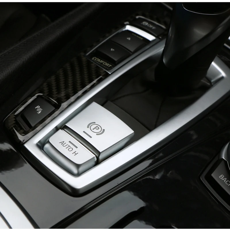 Srxtzm переключатель стояночного тормоза P кнопки крышка абс Chrome для BMW F10 F07 F01 X3 F25 X4 F26 F11 F06 X5 F15 X6 F16 аксессуары
