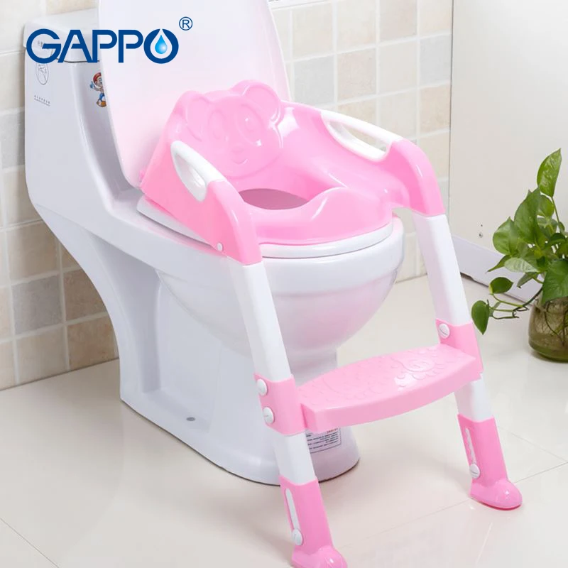 GAPPO Туалет безопасности рельсы детская Туалет тренер складной стул шаг Регулируемая Лестница младенческой горшок детей