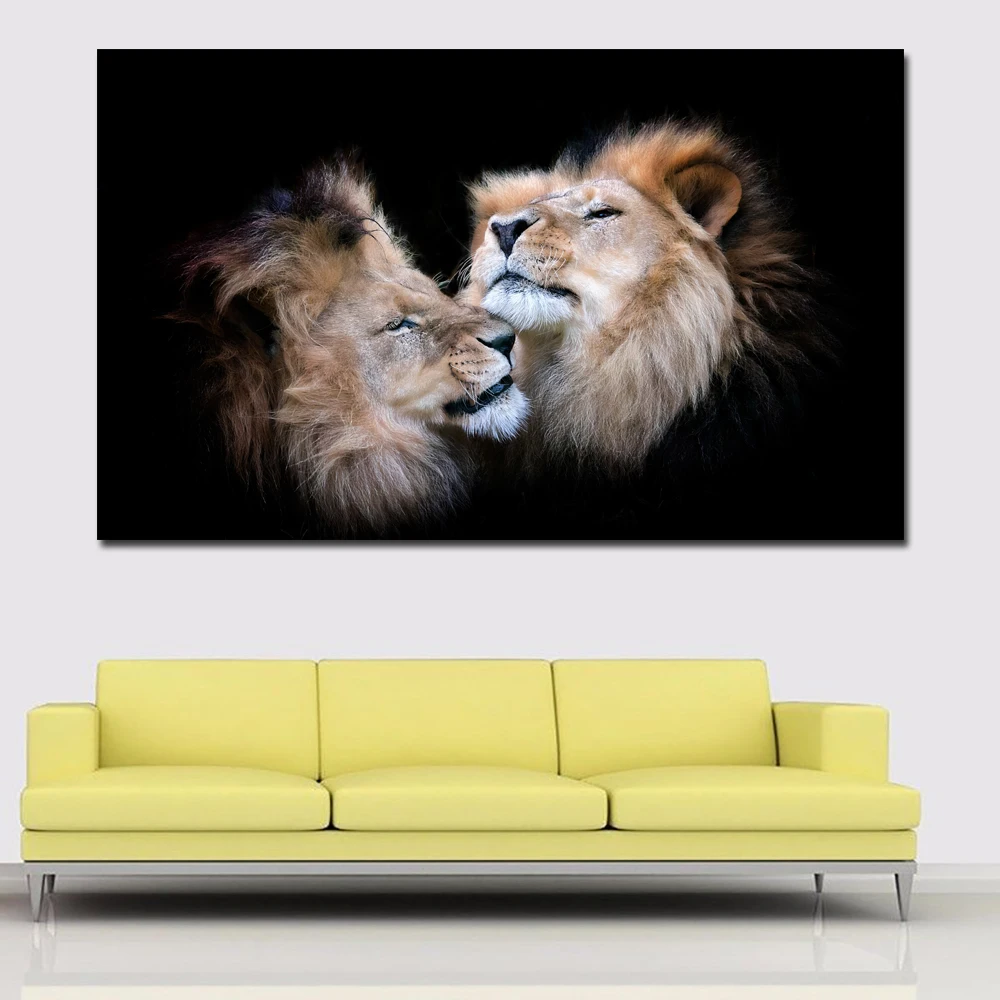 Hd Printed Animal Painting Modern Wall Art Home Decor Living Room