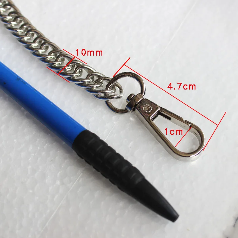 60/120cm Replacement Purse Metal Chain For Bags Shoulder Crossbody Strap Bag DIY Belt For Bag Accessories Hardware Iron Chain 