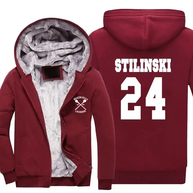 stiles stilinski red hoodie