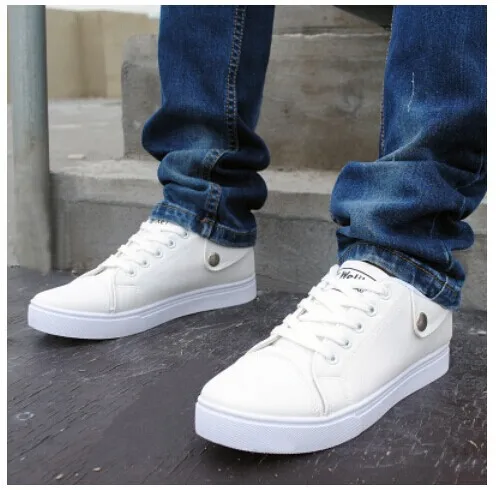 2015 Spring young boy sports shoes breathable PU leather casual shoes ...