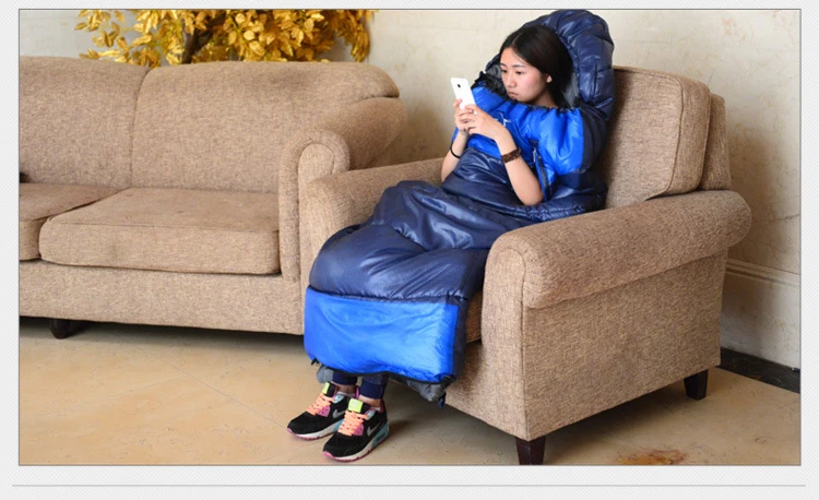 Bolsa de Dormir Inverno ao ar Acampamento Ultraleve Envelope Livre Dormir Cama Forro 190x75cm 17 Sacos de dormir