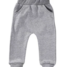 Детские штаны для малышей штаны-шаровары Одежда для маленьких мальчиков и девочек с милым котом теплая хлопковая одежда милые брюки для детей от 3 до 24 месяцев