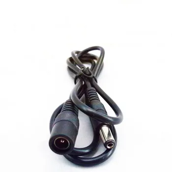 

10pcs/lot 1M 5.5mm x 2.1mm 5.5/2.1mm 12V DC Male Female Extension Cable Cord for CCTV Camera & Router 24AWG