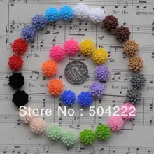 250 шт. разноцветный Кабошон Смола мама цветы ретро Стиль 15 мм D25