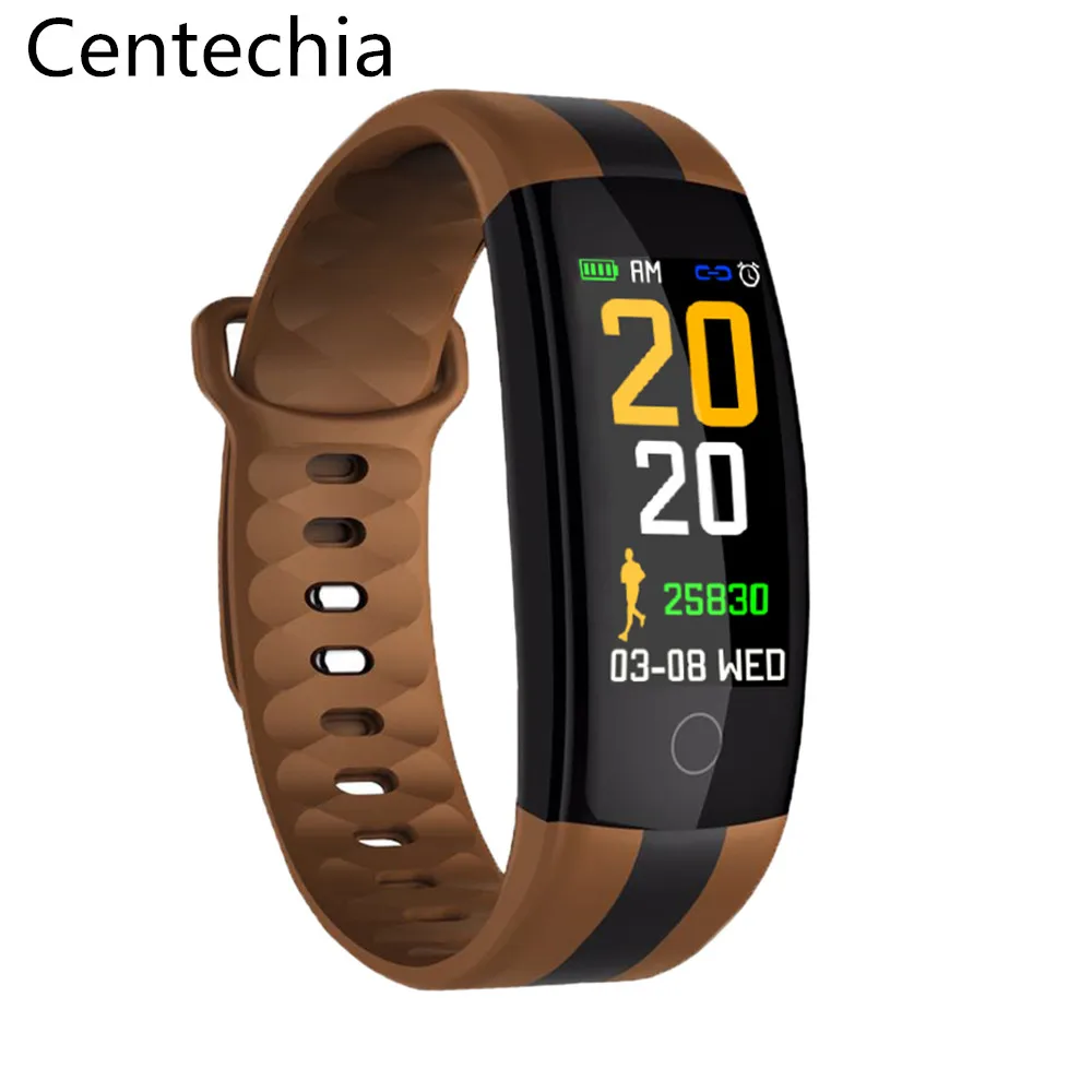 

QS01 HD Color Screen Multifunction Health Waterproof Sports Bracelet Touch Screen Bluetooth Smart Bracelet with 0.96 TFT