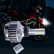 Motorcycle Bike 32W 12V 6000K 4000LM Slim LED Hi/Lo Bi xenon H4 High/Low High Low Conversion Beam Headlight Kit M3S Styling HOT