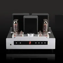 YAQIN MS-30L наушники и интегрированный HiFi толчок ValveTube EL34 6J1 усилитель 40 Вт+ 40 Вт дистрибьютор