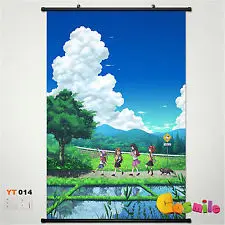 Anime Poster Non Biyori Picnic Wall Scroll Printed Painting Home Decor Japanese Cartoon Decoration | Дом и сад