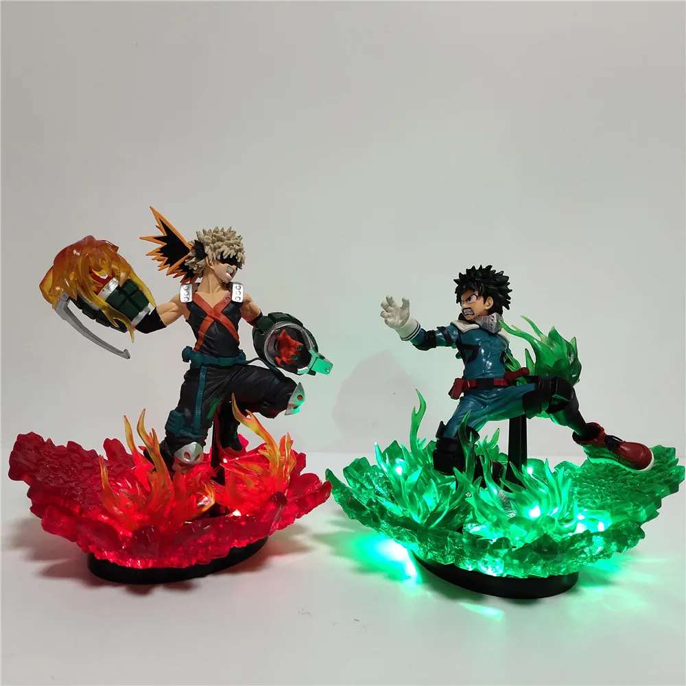 Экшн фигурка моя геройская академия светодиодсветодиодный лампа сделай сам Bakugou