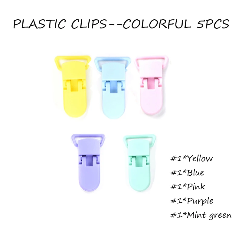 Plastic Clips--COLORFUL5pcs