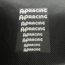

JL APRACING Personalized Wheel brake disc Calipers Vinyl Decal Car Stickers Wrap Reflective Strip and Decals sign Sticker