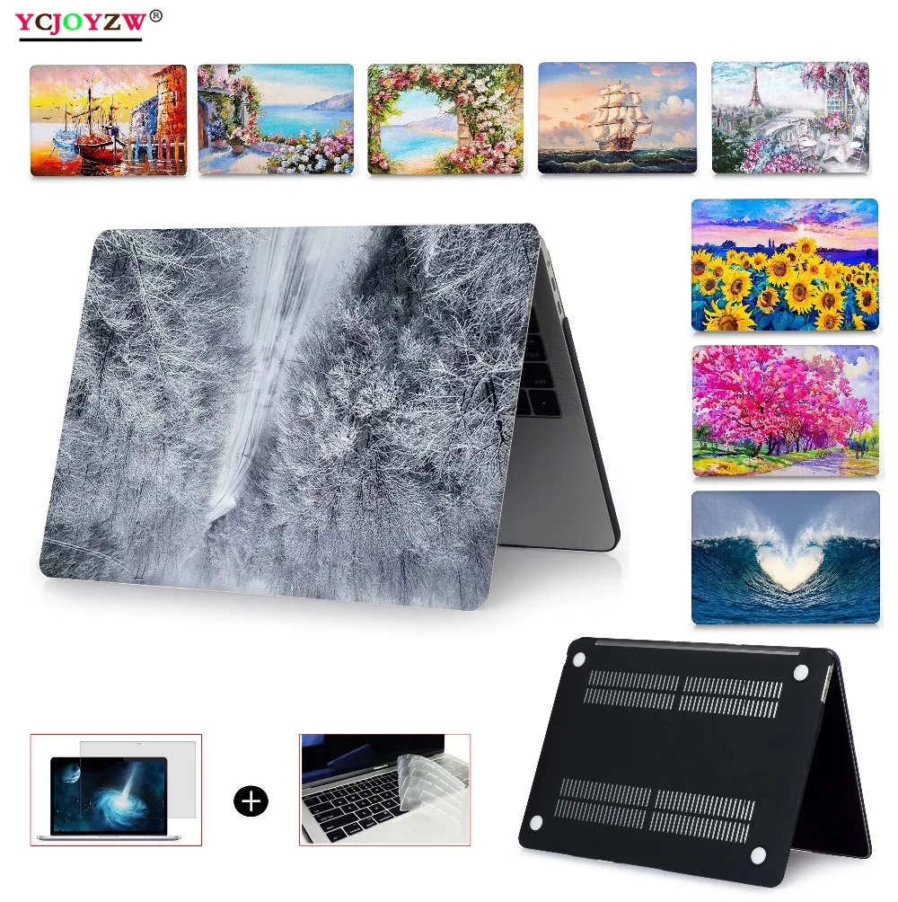 Laptop Case for apple Macbook Air Pro Retina 11 12 13 15,Matte Cover for macbook New Air 13 Pro 13 15 inch Touch Bar ID - A1932