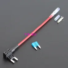 Добавить цепь плавкий предохранитель Копилка назад мини лезвие держатель предохранителя ATM, APM 12 в 24 в 12 вольт