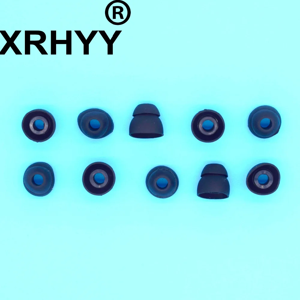 XRHYY, 10 шт., двойной фланец, Ушные насадки для ушей Skullcandy razer Powerbeats 3, наушники, гарнитуры, сменные наушники-вкладыши