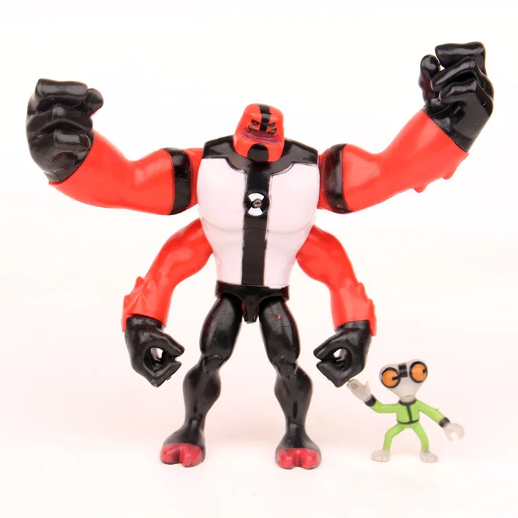 Бен 10 бен Теннисон четыре руки серый значения Kineceleran Даймондхеде Heatblast Ben10 ПВХ