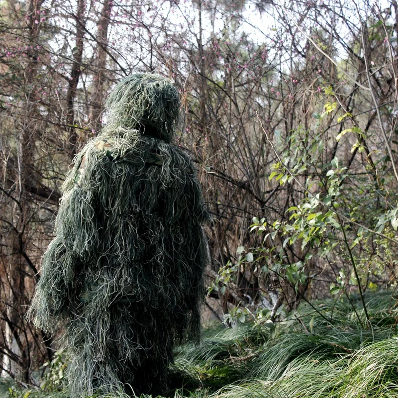 3D камуфляж SWAT костюмы для мужчин охота Ghillie Woodland одежда военная Униформа тактический Снайпер набор Униформа Армия страйкбол форма Одежда