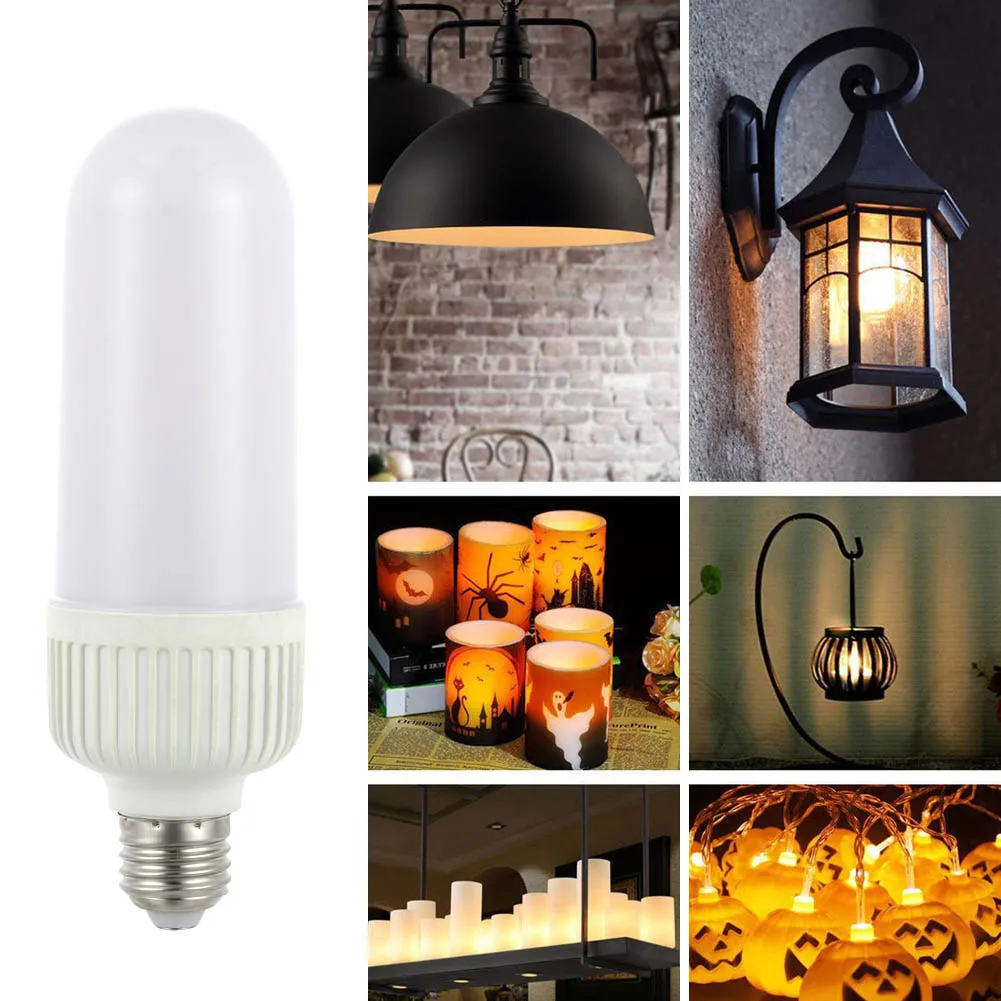 

Newest E27 2835 SMD 96 Leds 4W Flame Fire Light Effect Simulated Nature Corn Bulbs Christmas Decoration Lamp @8