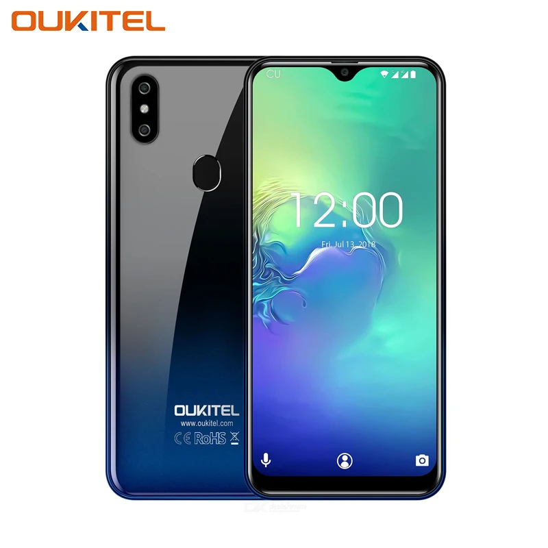 

OUKITEL C15 Pro 2GB 16GB Android 9.0 Mobile Phone MT6761 Fingerprint Face ID 4G LTE Smartphone 2.4G/5G WiFi Water Drop Screen