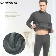 Горячая Распродажа термобелье мужские подштанники зимние топы с брюками теплый толстый плюс бархат Размер M-XXXL