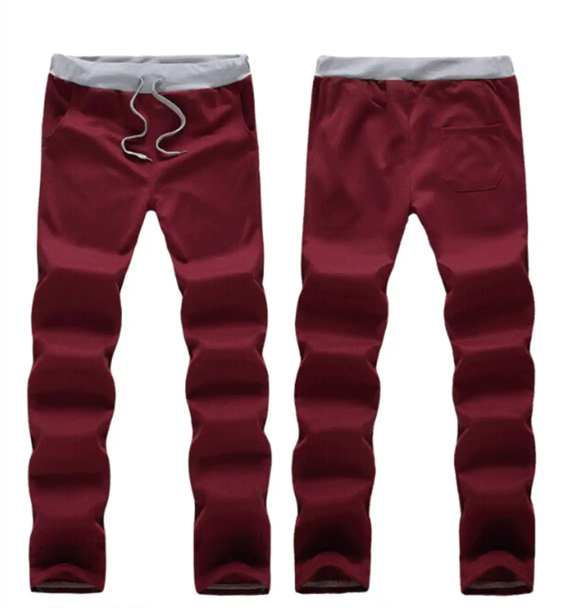 grey cotton tracksuit bottoms