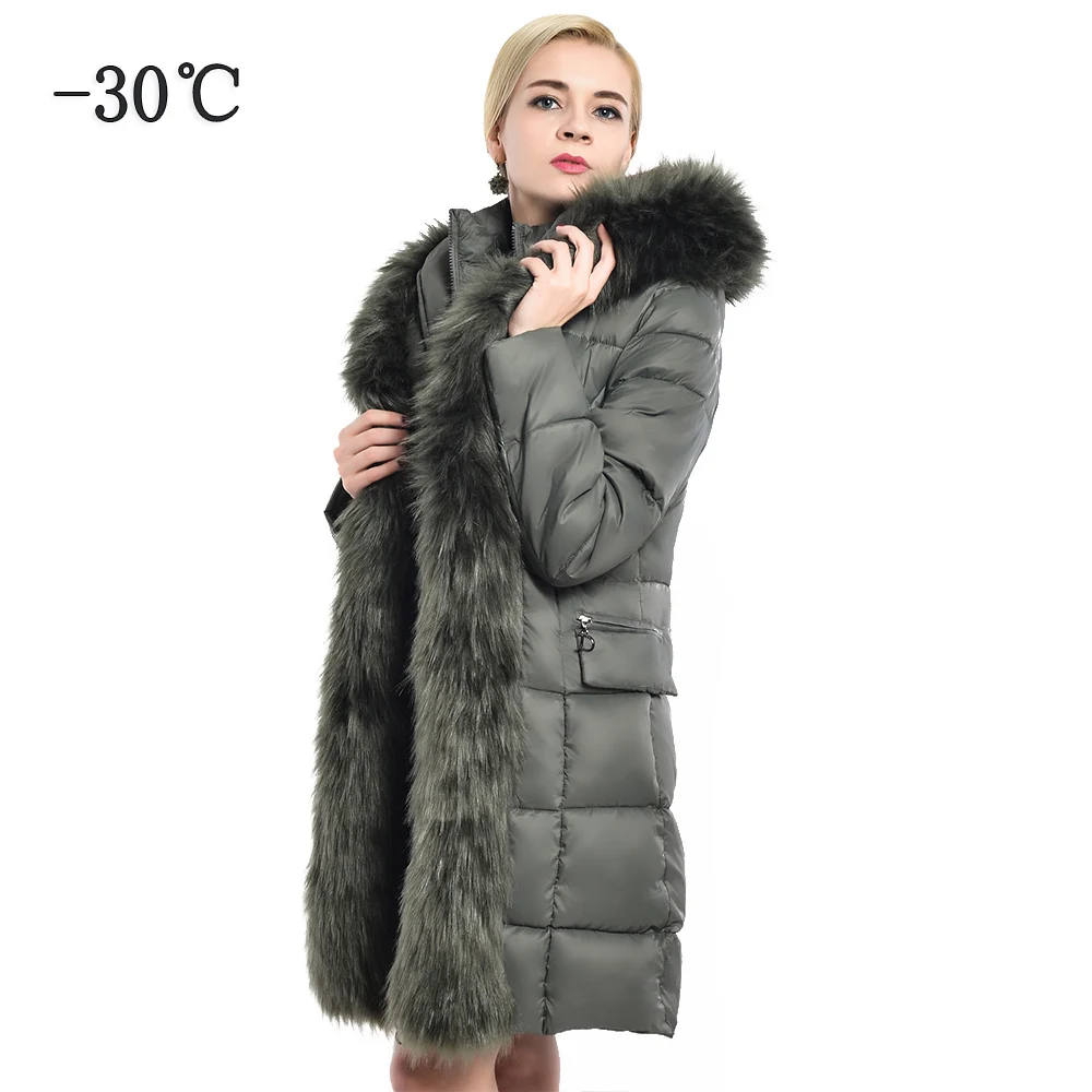 COUTUDI Winter Jacket Women Ukraine Female Cotton Padded Coats Casual ...