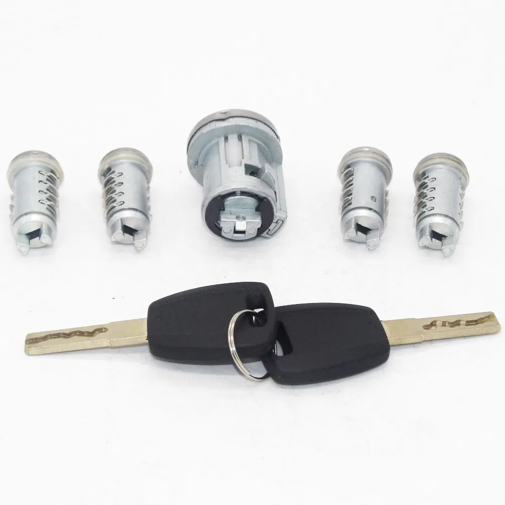 5 шт. полный комплект зажигания двери багажника замок цилиндр для Fiat с SIP22 лезвия ключи