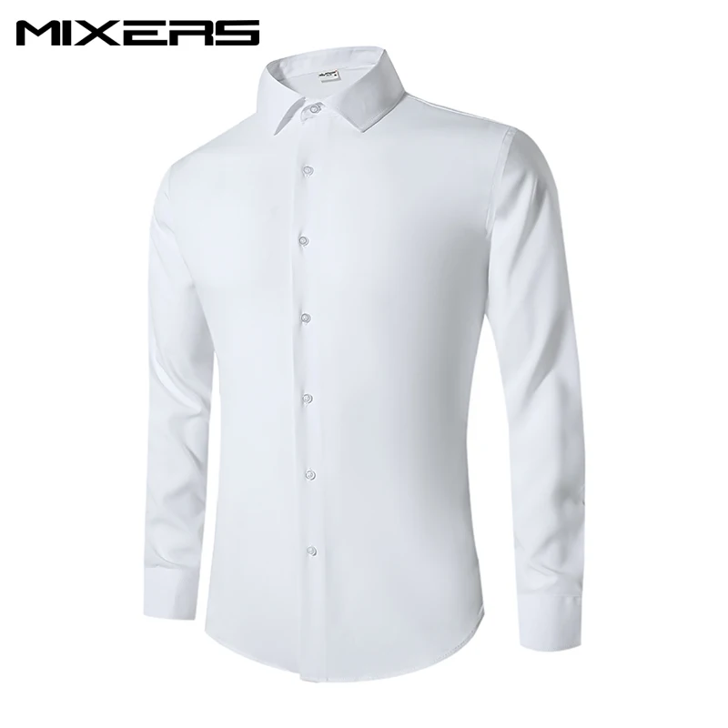 2018 جديد الرجال الزفاف الأبيض قميص صالح سليم الخريف القطن اللباس قميص الرجال كم طويل زر سهرة قميص الرجال camisa الغمد 2018 جديد الرجال الزفاف الأبيض قميص صالح سليم الخريف القطن اللباس قميص الرجال كم طويل زر سهرة قميص الرجال camisa الغمد