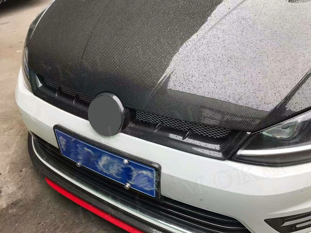 Передний бампер из углеродного волокна для VW MK7 Volkswagen Golf 7 VII MK 2014 2017|Гоночные