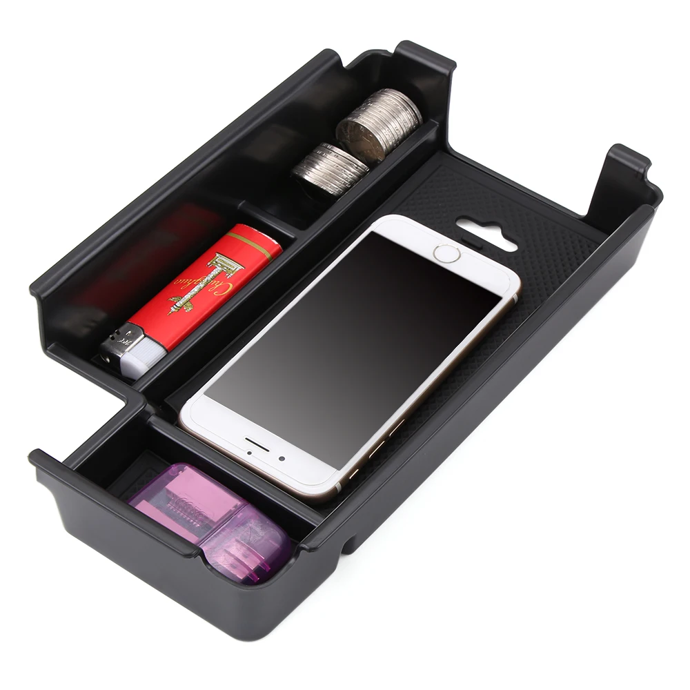 

Central Armrest Storage Box Container Holder Tray for Audi A4 B9 2017 2018 Accessories Car Organizer Car Styling
