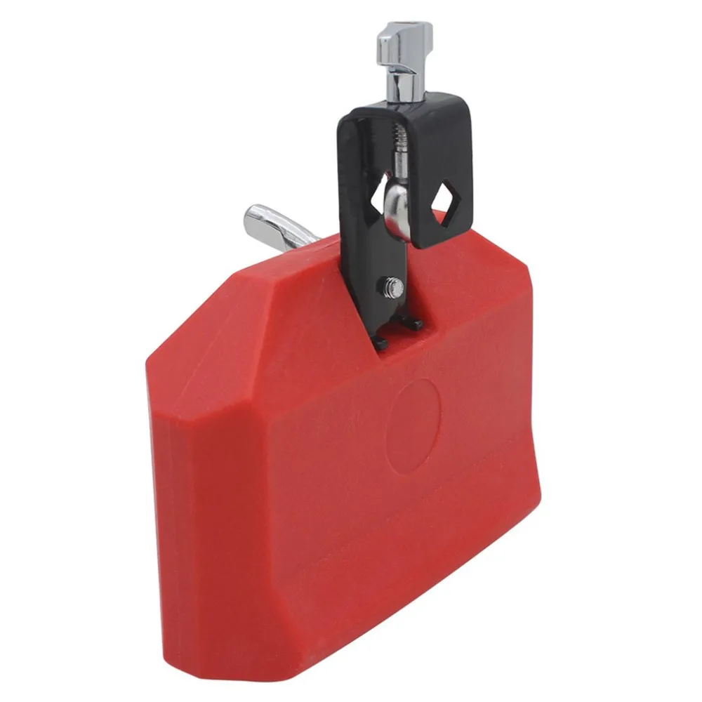 

1PC Percussion Drum Bell Block Cowbell Cow Bell Mountable Mallet Musical Instrument Accessory Red free shipping