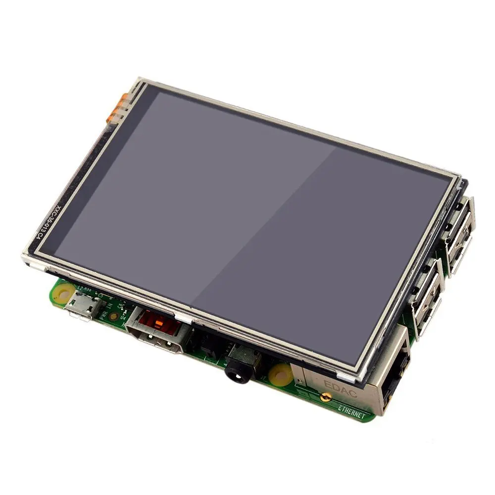 3," дюймовый lcd TFT сенсорный экран дисплей для Raspberry Pi 2/Raspberry Pi 3 Model B доска+ акриловый чехол+ стилус