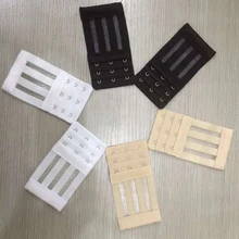 Шт. 3 шт. женский бюстгальтер аксессуары полезный бюстгальтер крючки на бюстгалтер для регулировки размера расширение застежка 3 крючка 3 ряда регулируемый бюстгальтер ремень с удлинением пряжки полосы