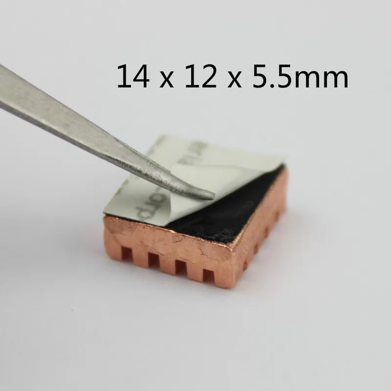 8 шт. Gdstime медный радиатор охлаждения рыбы 14x12x5 5 мм проводящая лента для Xbox 360 VGA