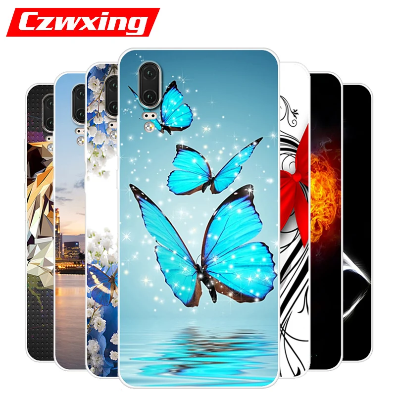Чехол для Huawei P20 чехол силиконовая задняя крышка из ТПУ телефона Eml L29 P 20 5 8 дюйма |