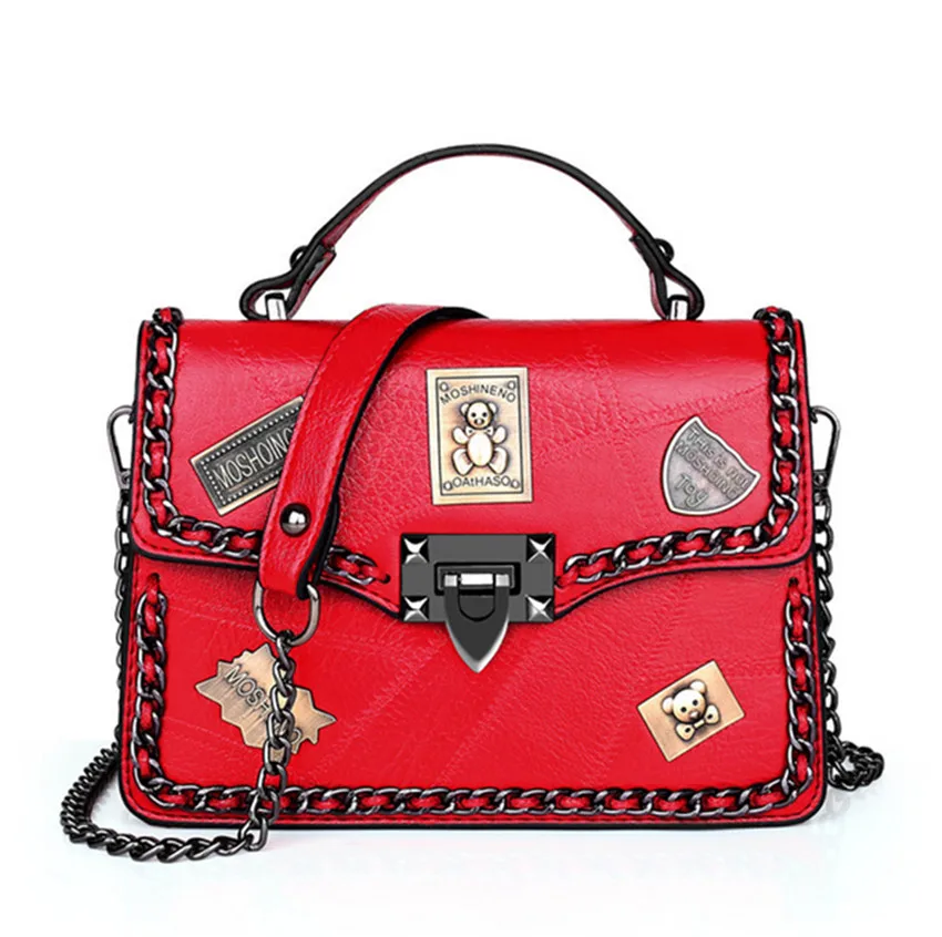 Женская сумка для лета сумки Дамская мода минималистский пакет для женщин - Цвет: Красный