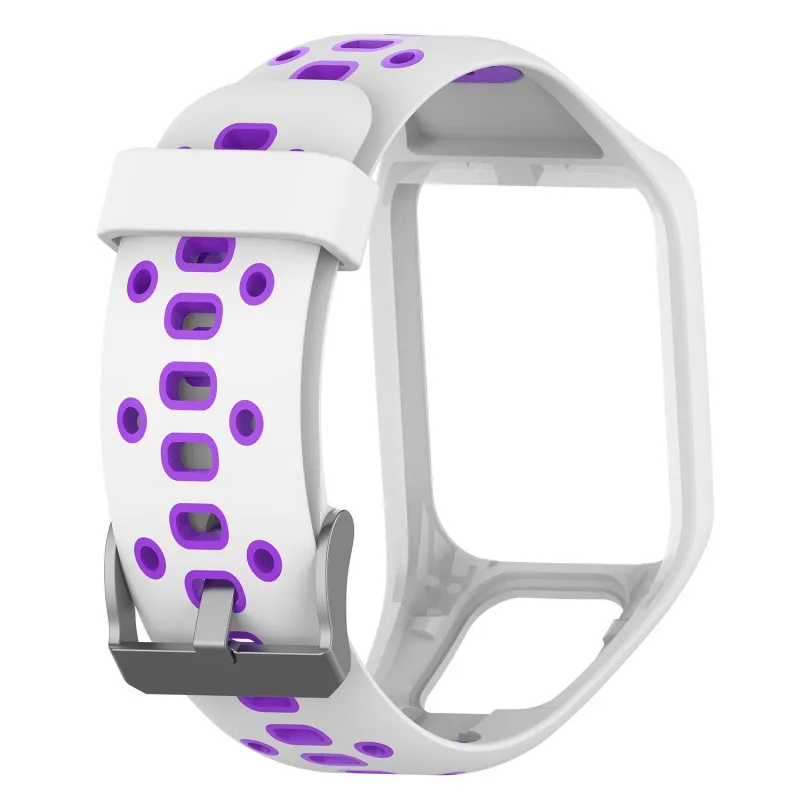 

Replacement Breathable Silicone Wrist Band Watch Strap For TomTom Runner 2 3 Spark 3 GPS Fitness Watch
