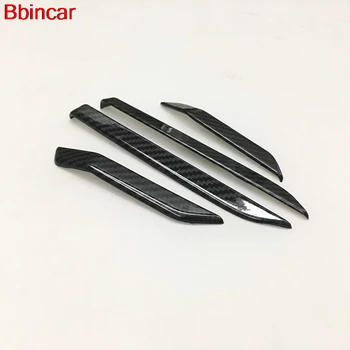 

Bbincar ABS Carbon Fiber Paint Interior Inner Door Speaker Stereo Trim 4PCS FOR Each Door For Honda CRV CR-V 2017 2018
